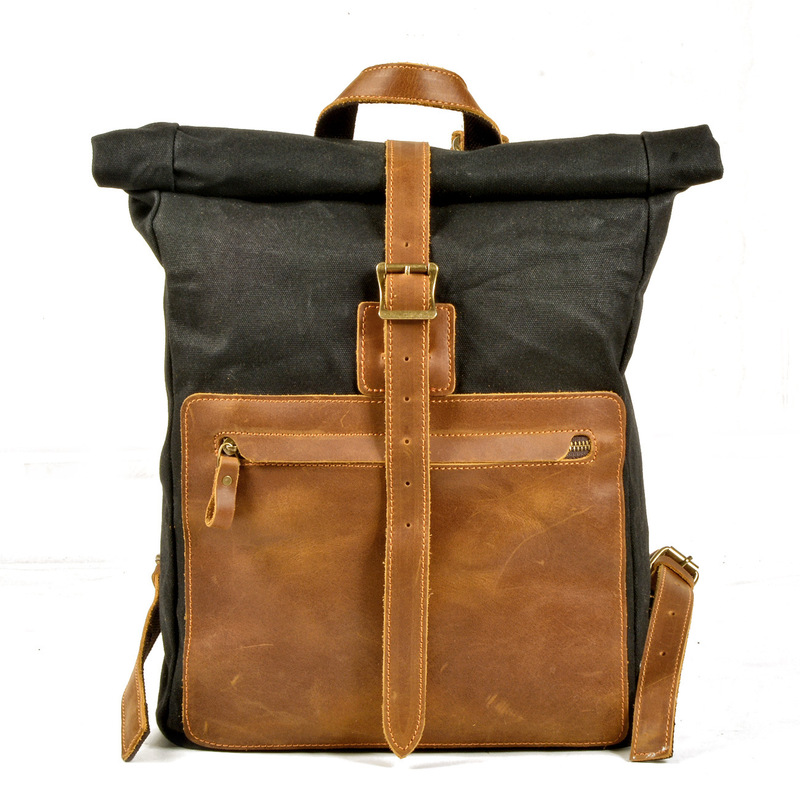 Novo modelo de mochila masculi - Canvas Backpack Casual avaliação e preço