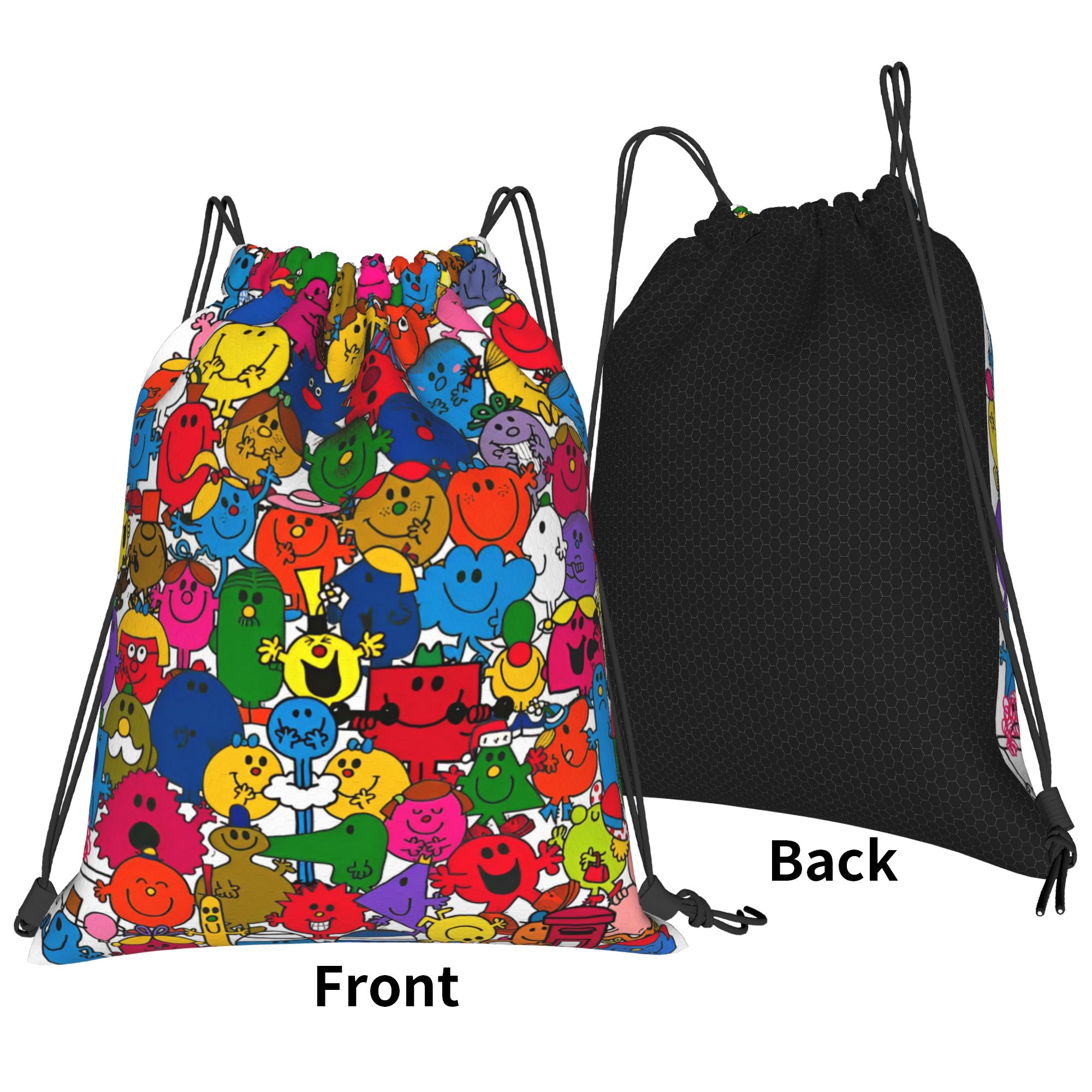 Mr M-Men Cartoon Little M-Miss - Drawstring Gym Bag avaliação e preço